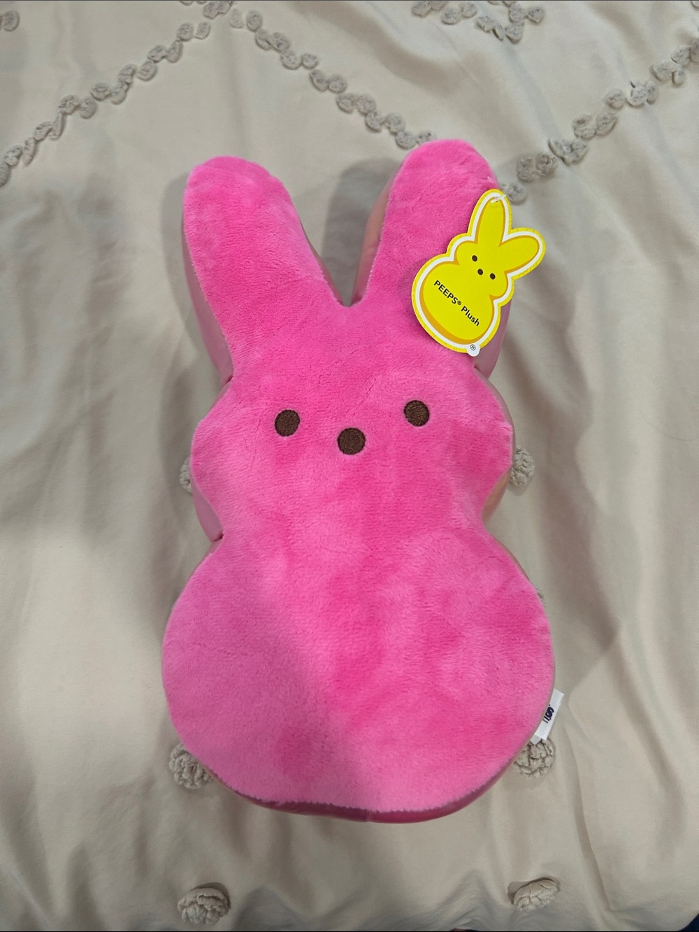 Peeps Plush Pink Bunny Soft Plush Toy